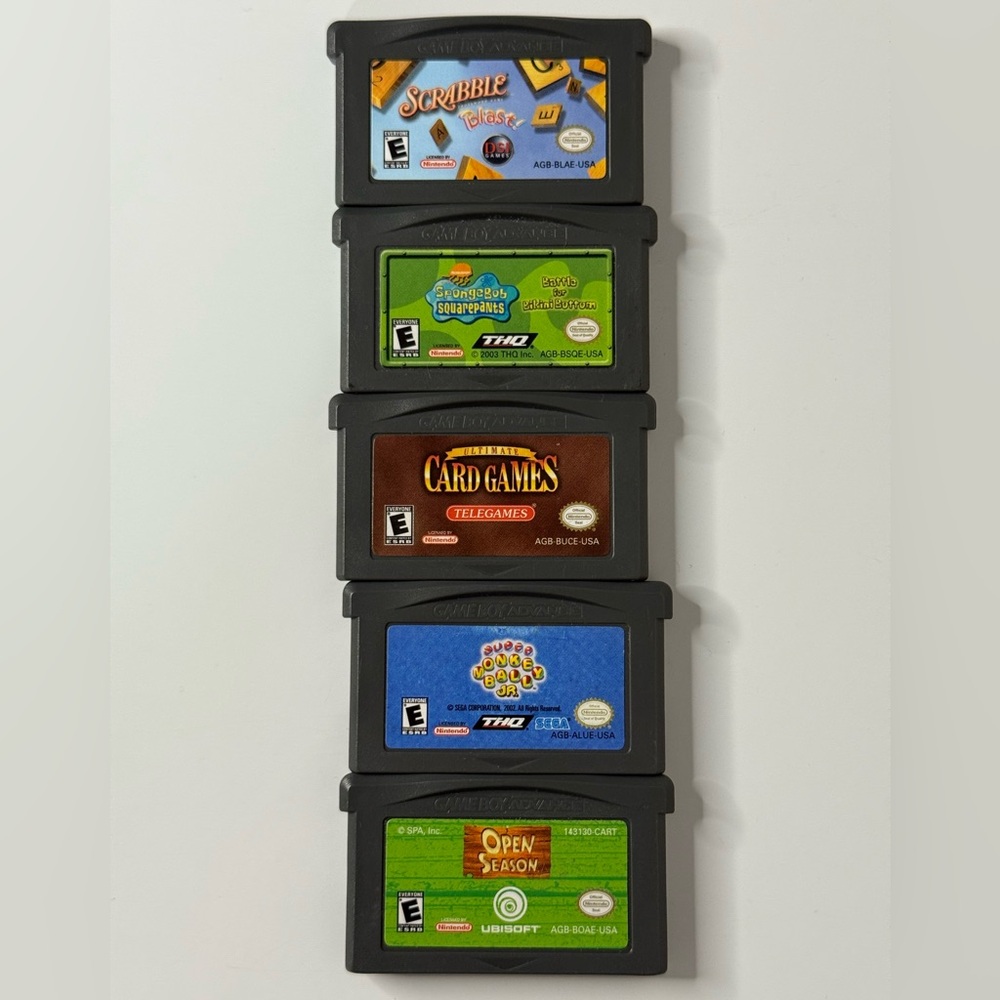 Game Boy Advance Game Cartridge Bundle